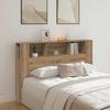 Vidaxl Testata del Letto con Mensole, Rovere Artisan, 160X18,5X103,5 Cm