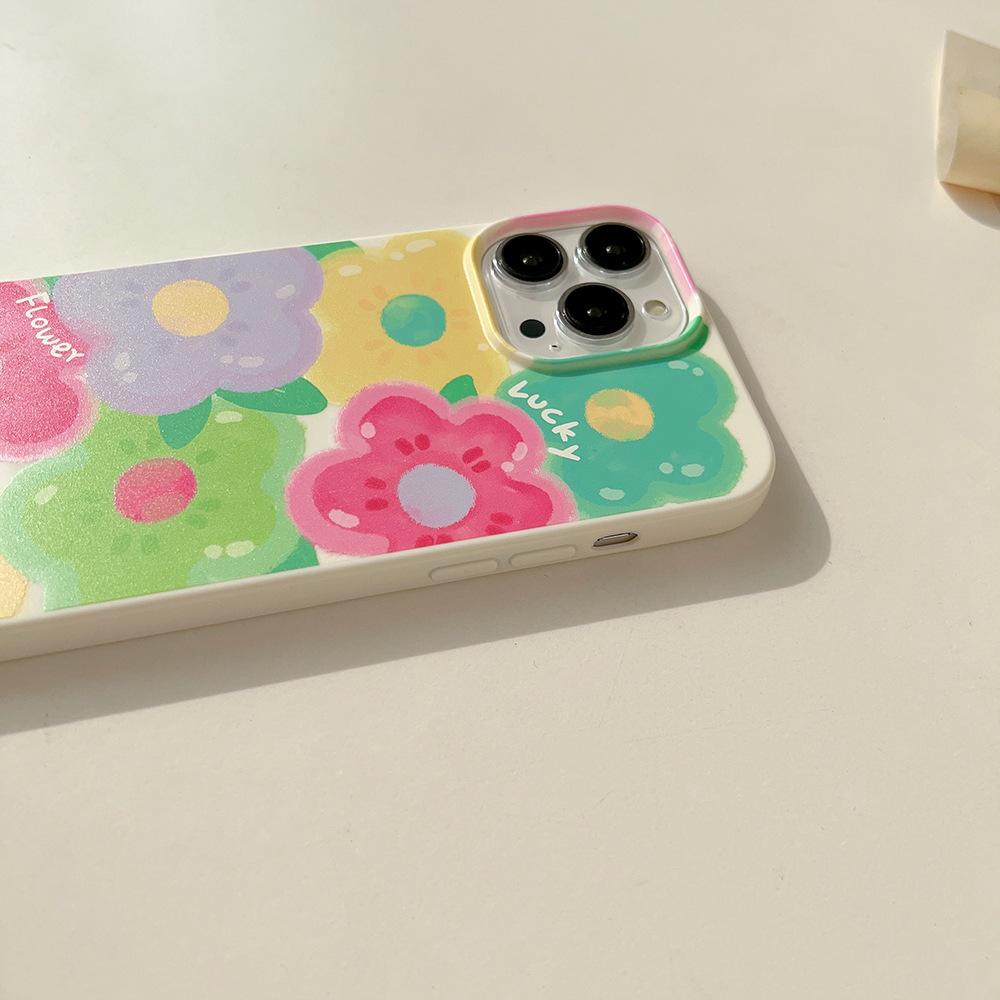 Colorful Oil Painting Flower Case for iPhone 17 iPhone 17 Pro Max