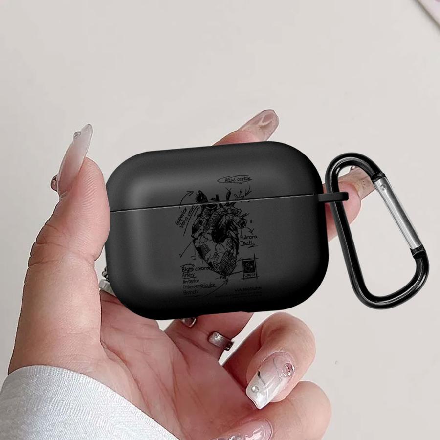 Creative Cardiovascular Model Heart Earphone Cases Cover Case For Airpods 4 3 1 Pro2 2 Pro3 Pro