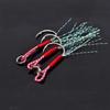 Slow Jigging Lures With Assist Hooks Barbed Single High Carbon Steel Feathered Jigs 20 Or 100 Pcs