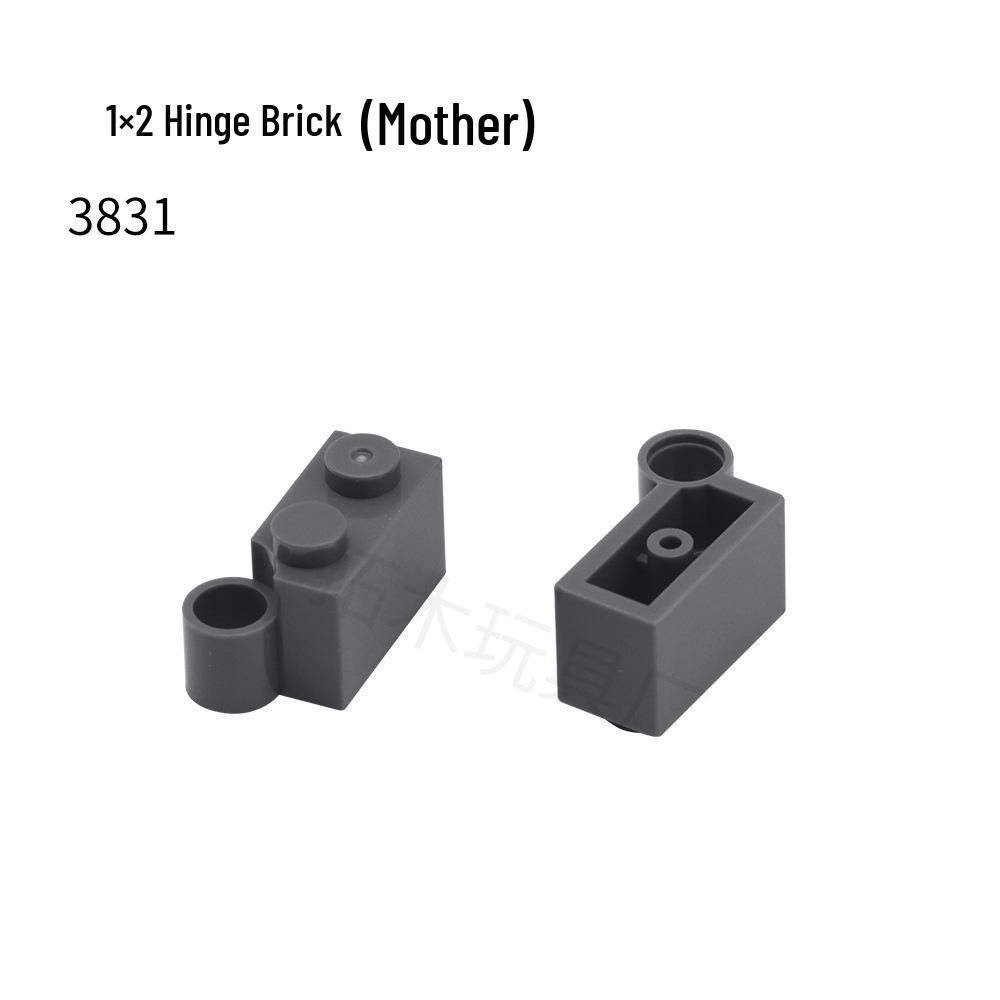 LEGO-Compatible 3831 1x2 Hinge Brick (Female)