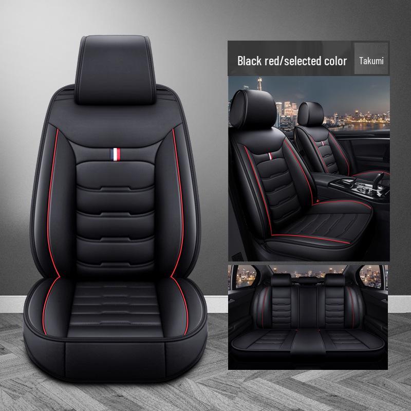 Universal Car Seat Cover for Accord, Civic, and Sagitar—Four Seasons Full Wrap Cushion Cover