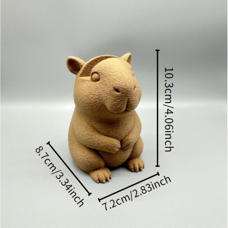 Hyacinth Macaw Eyeglass Holder - 3D Printed Capybara Ornament