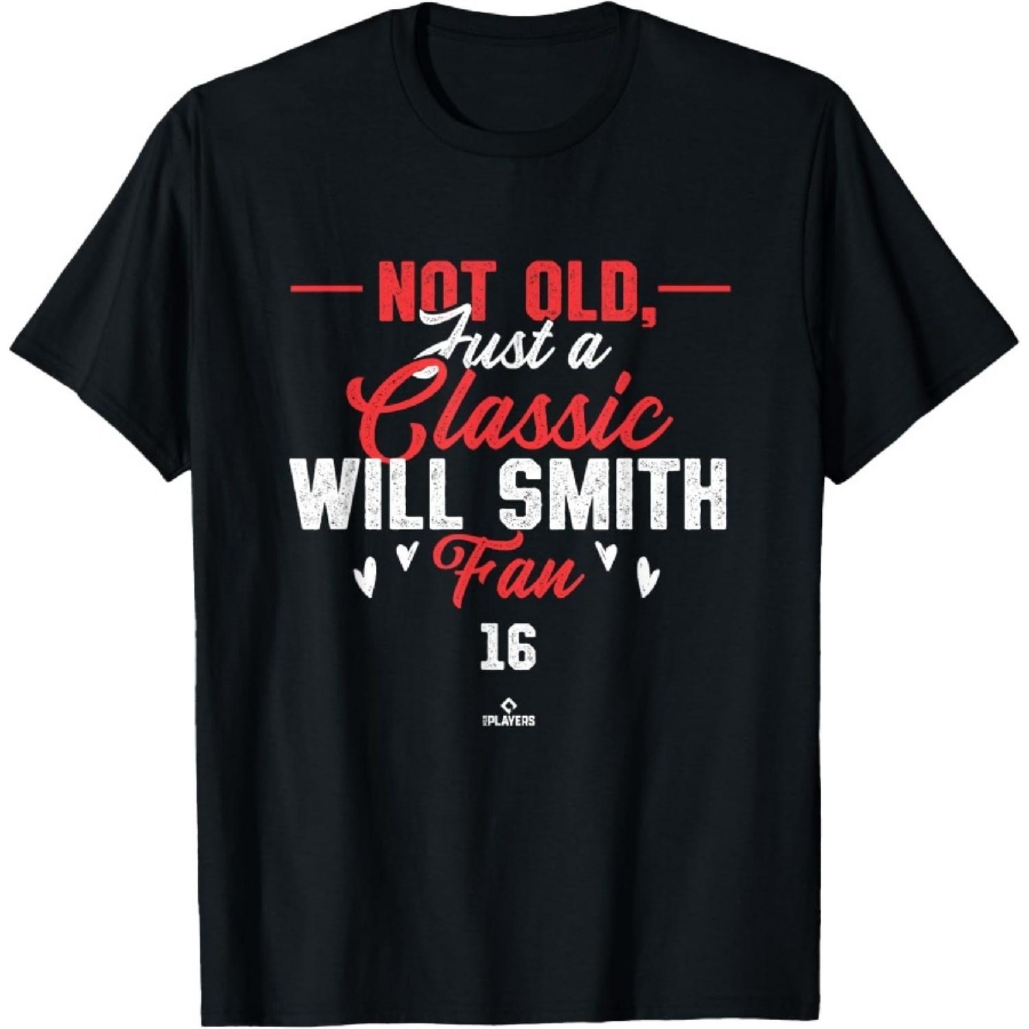 Not Old Just a Classic Will Smith Fan Los Angeles MLBPA T-Shirt XXXXXL чёрный
