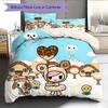 Tokidoki  Pattern Bedding Quilt Set  Home Decoration  Gift (1 * duvet cover + 2 * pillowcase  without core)