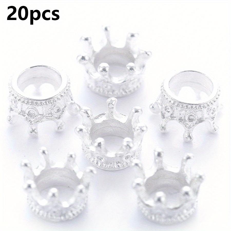 20pcs 1cm Crown Charms Pendants, Antique Silver Gold Rose Gold Metallic, DIY Jewelry Craft Supplies for Necklace Bracelet JXB