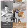 Height Adjustable Side Desk Organizer Mountable Holder Under Desk Storage Rack Space-Saving Desk Mount Organizer Workplace
