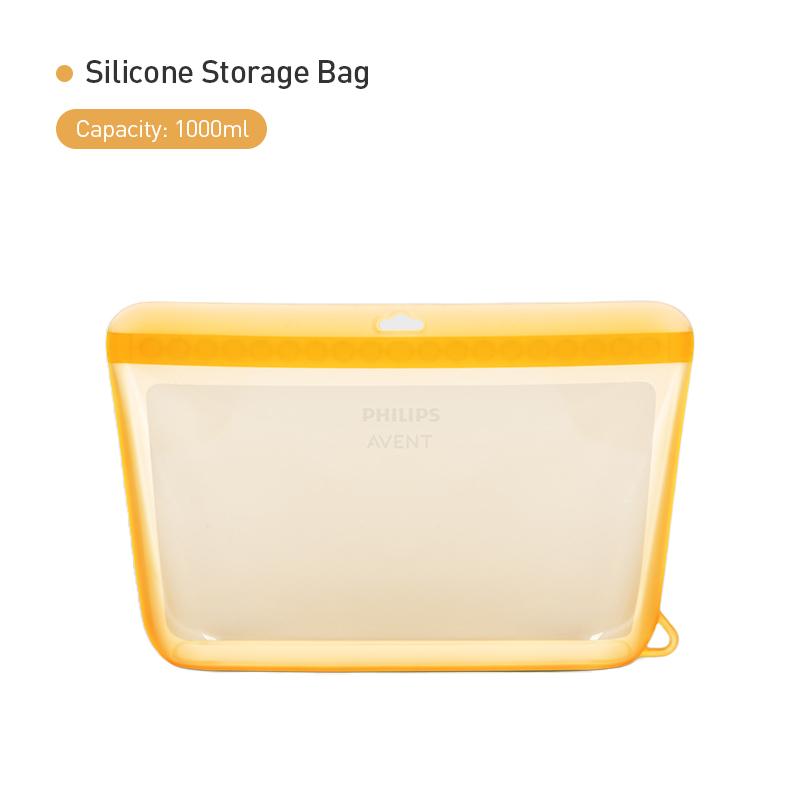 Philips Avent Silicone Food Friut Storage Bag 500ml/1000ml/1500ml