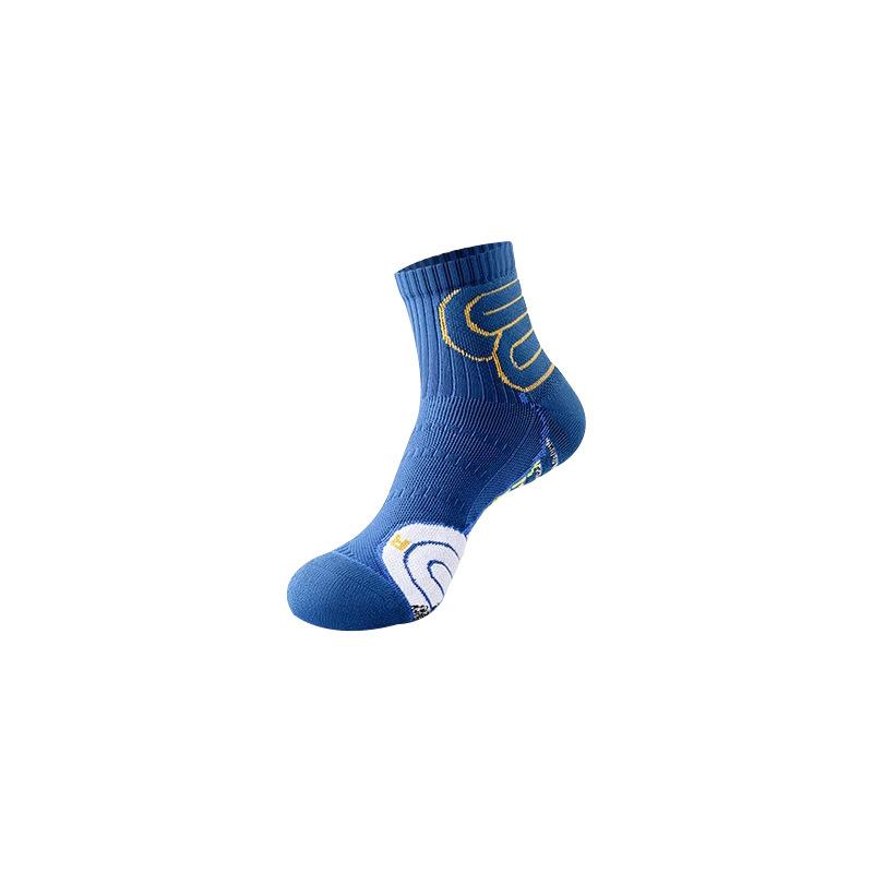 Socks, Men's, Towel Bottom, Mid Length Socks, Professional Sports Socks, Teenagers, Basketball Running, Sweat Absorbing and Anti Slip