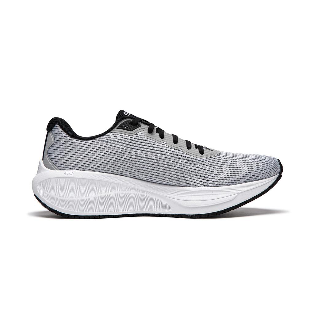 LiNing Wuyue 2.0 Gedämpfte Rutschfeste Abriebfeste Atmungsaktive Niedrige Sprint-Laufschuhe Herren Nebelgrau ARSU009-2