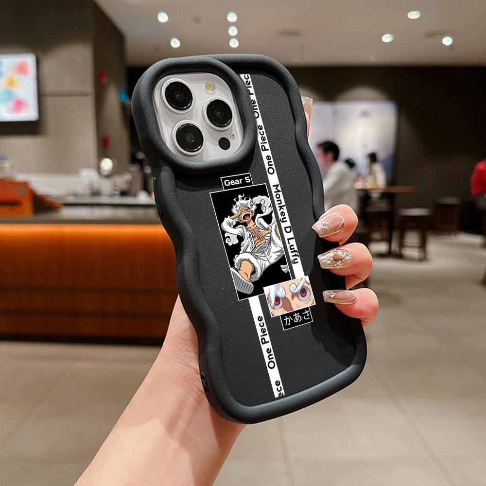 LZ28 One Piece Luffy Gear 5 Silicone Phone Cases for Samsung A15 A16 S23 FE S24 Ultra A34 A54 A14 A55 Motorola G32 E14 OnePlus Soft Cover