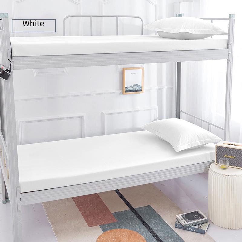 Față de pernă groasă, criptată, din poliester, pentru hotel și spital, alb pur, 48x74cm