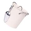 4.5L Thicken Galvanized Ice Bucket for Wine Beer Party with Ice Shovel and Long Lasting Powder Coating Cooler Bucket