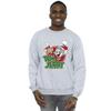 Tom And Jerry Mens Christmas Hat Logo Sweatshirt