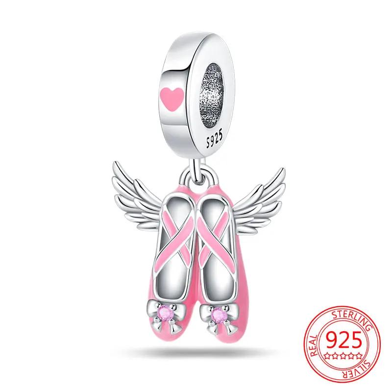 Copper Shining Roller Skates And List Of Musical Symbols Charm Fit Bracelet Necklaces Women'S Jewelry Gift