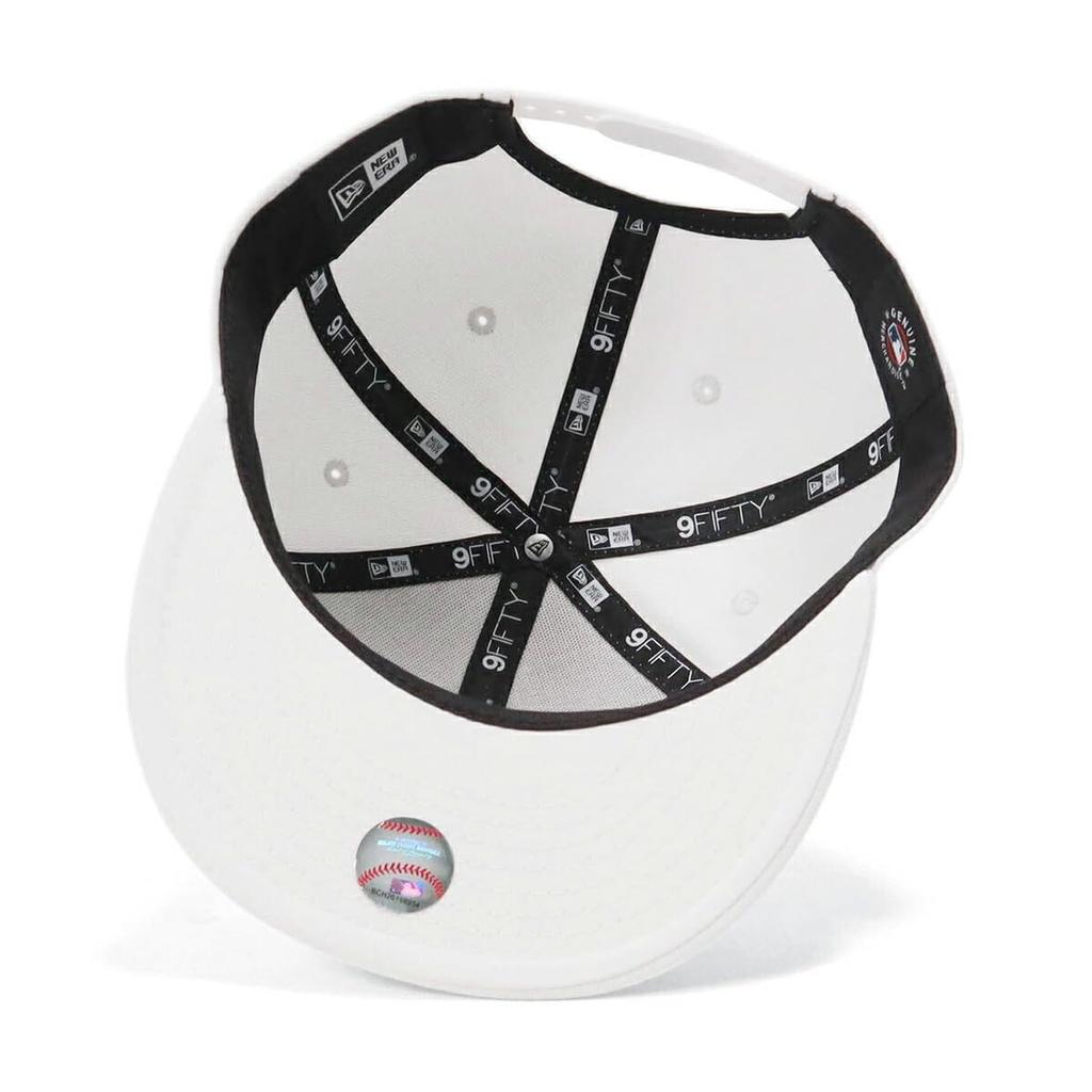 Czapka New Era 950 NEYYAN WHT MT GLD 25J z płaskim daszkiem, NY, Rozmiary, MLB, Biały/Złoty, M/L