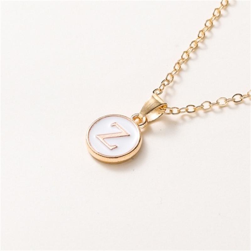 2025 New Fashion Personalized 26 Initials Charm Necklace For Women Men Premium Design Name Necklace Ladies Jewelry Gift