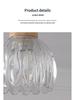 Nordic Glass Ceiling Pendant Lamp - Flower Bud Design for Cafes and Bars