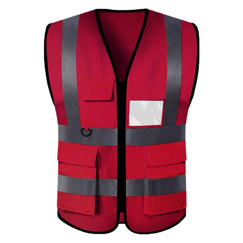 High-Visibility Reflective Safety Vest for Traffic and Construction Workers