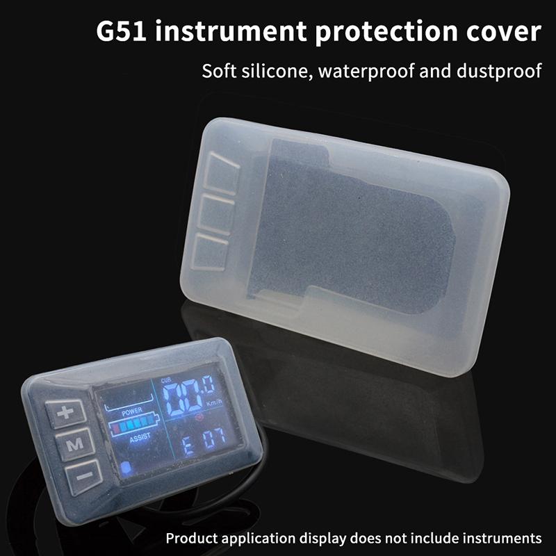 Electric Bike Computer Protective Cover G51 Lcd Display Dust Cover Speed Controller Bike Anti Scratch Rainproof Sleeves