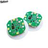 1*Plastic Tapping/Sound Control Lighting Toy 38mm Rechargeable LED Light Night Lamp DIY Dollhouse Accessories Wall Bedside Lamp