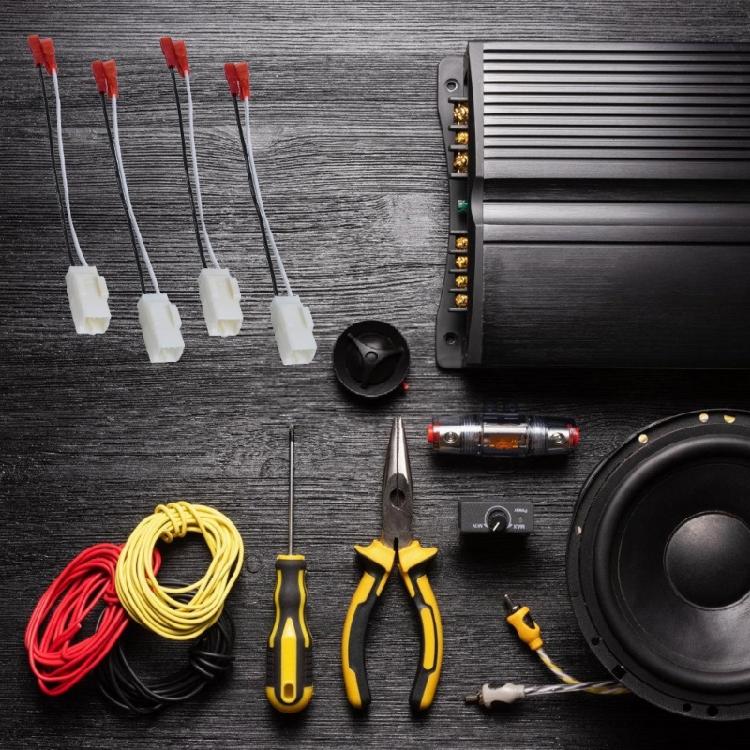 Automotive Speaker Connector Cable Wiring Connector Kit, for 1500 2500 3500 Car Stereos Enhancements Sturdy Construction
