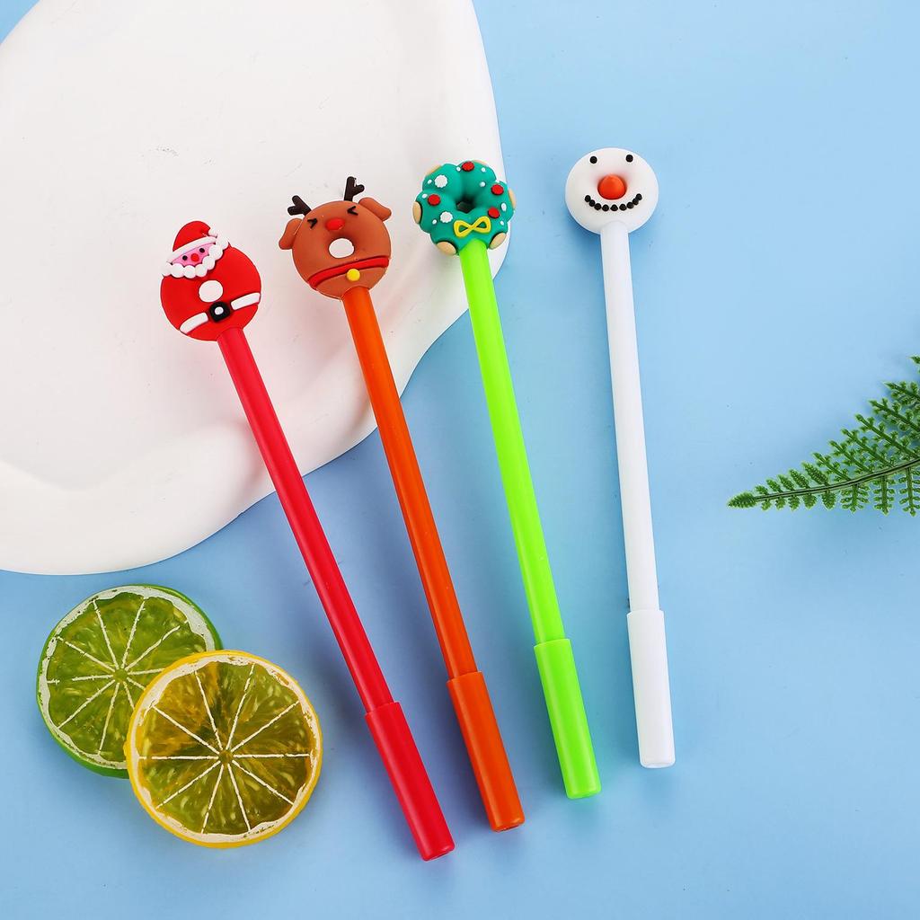 Festive Santa & Reindeer Multi-Color 10-In-1 Ballpoint Pen