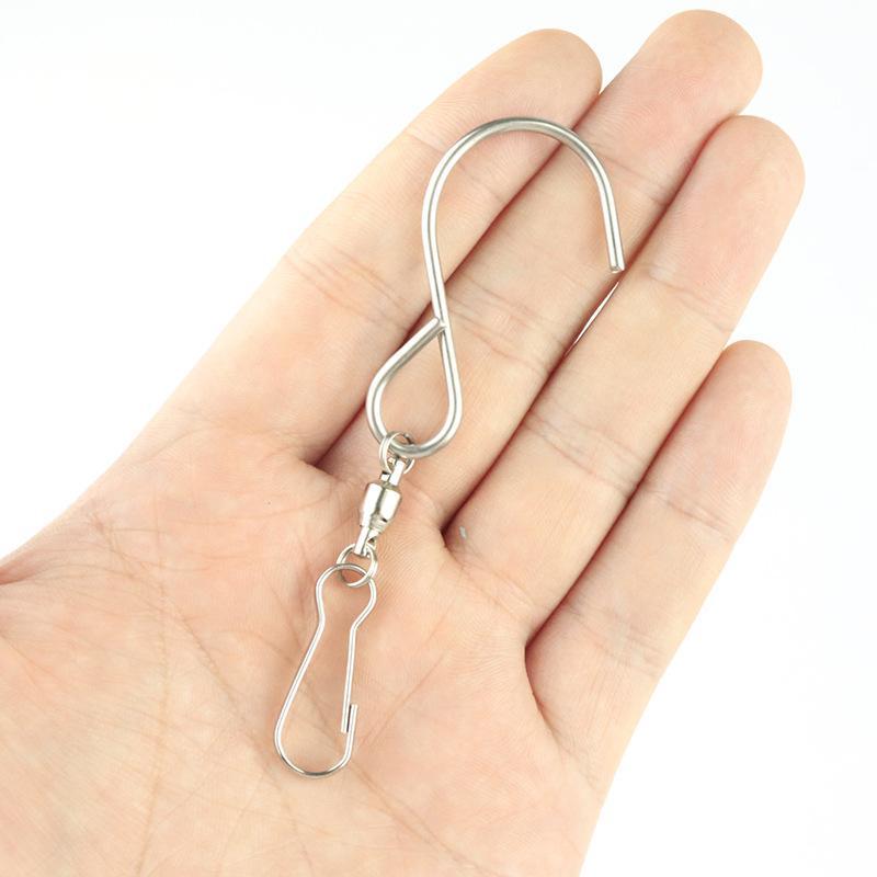 Swivel Hooks Clips Heavy Duty Durable 1/5 Pcs for Hanging Wind Spinners Crystal Twisters Patio Porch Decoration