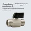 1/2 Inch Mini Copper Ball Valve, Internal & External Threads, Pneumatic Switch