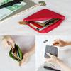Felt Mini Coin Purse Zero Wallet Women Men Change Bag Credit Card ID Holder Wallets Key Chain Mini Bag Felt Retro Bag