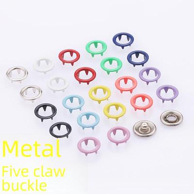 9,5mm nerezový barevný knoflík pro dětské oblečení
