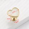 NAIERDI Heart Diamonds Cabinet Handles Zinc Alloy Lucky Clover Furniture Handles Drawer Knob Kitchen Wardrobes Dresser Knob