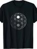 Exclusive Premium T-Shirt Featuring a Sacred Geometry Yin Yang Flower of Life
