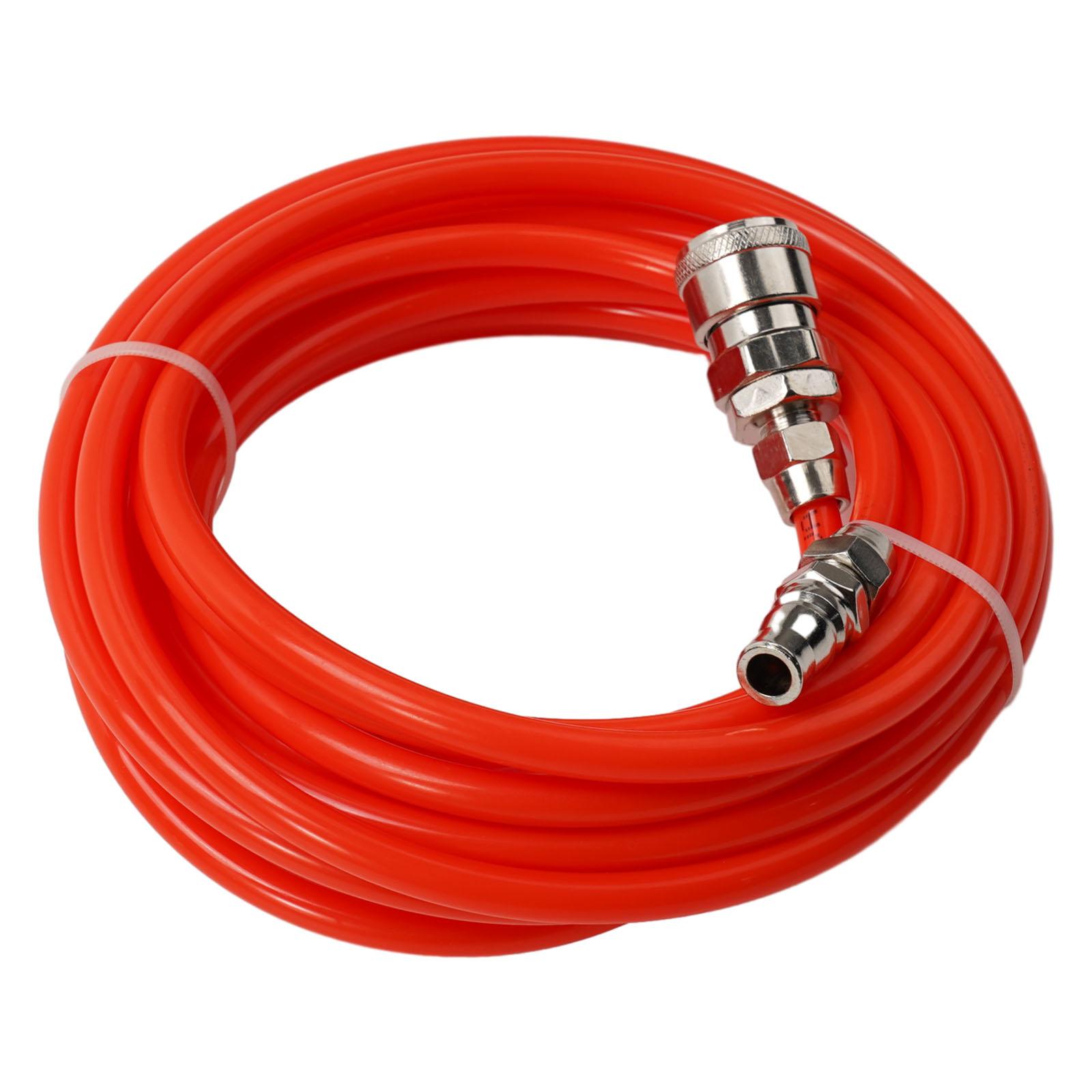 

Brand New Pneumatic Pipe Air Compressor Hose 5 Meters C-type Quick Coupling Flexible PE Pipe With Quick Connector