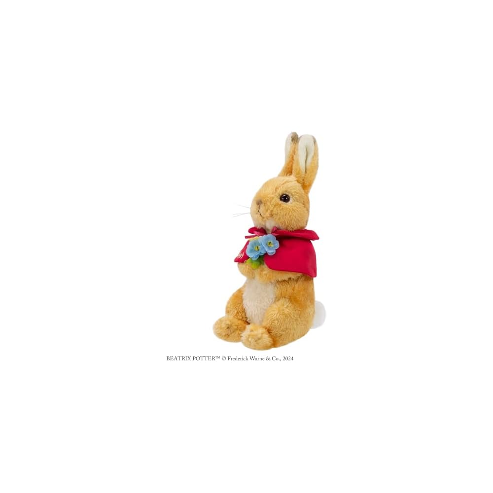 Yoshitoku Peter Rabbit Mopsy Plush Toy 21cm Natural Series Soft Stuffed Animal