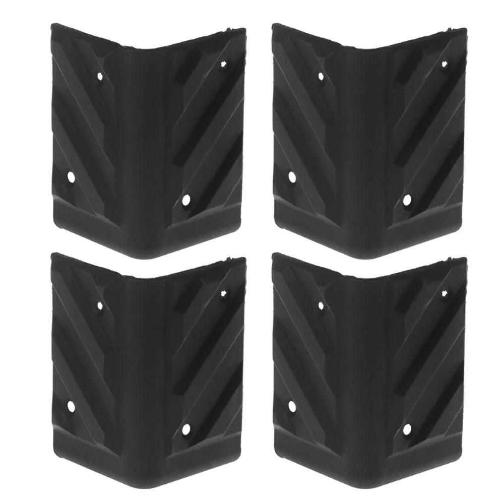 1/4Pcs Black Speaker Corners Plastic Corner Guards  Guitar Amplifier Stage Cabinets Accessories