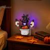 Soft Glow Night Light Halloween Light, Plug-in Resin Seesaw Ghost And Dead Tree Indoor Lighting Lamp, Waterproof Spooky Decor for Bedroom, Party