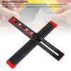 4 in 1 Drilling Position Ruler Metric T Square Multi Angle Measuring Tool  Drawer Door Installation