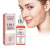 5in1 Gesichtsserum mit Hyaluronsäure und Collagen, Feuchtigkeitsspendendes Gesicht, Straffendes Hellbeige, Perfekt als Mitbringsel, Gesichtspflegeserum