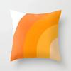 45*45Cm Orange Color Throw Pillow Case Mid Century Geometric Cushion Covers For Home Sofa Chair Decorative Pillowcases