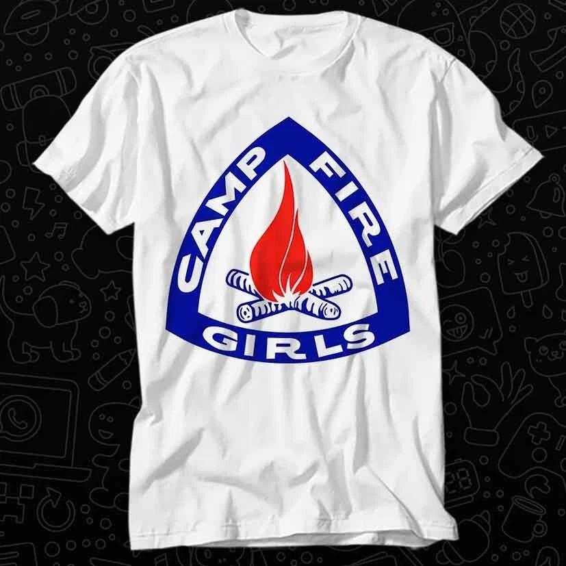 Camp Fire Girls Sexy Pinup Girl Power T Shirt 412 XL