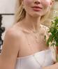 Lola Rose Daisy Citrine Triple Flower Pendant Women'S Necklace