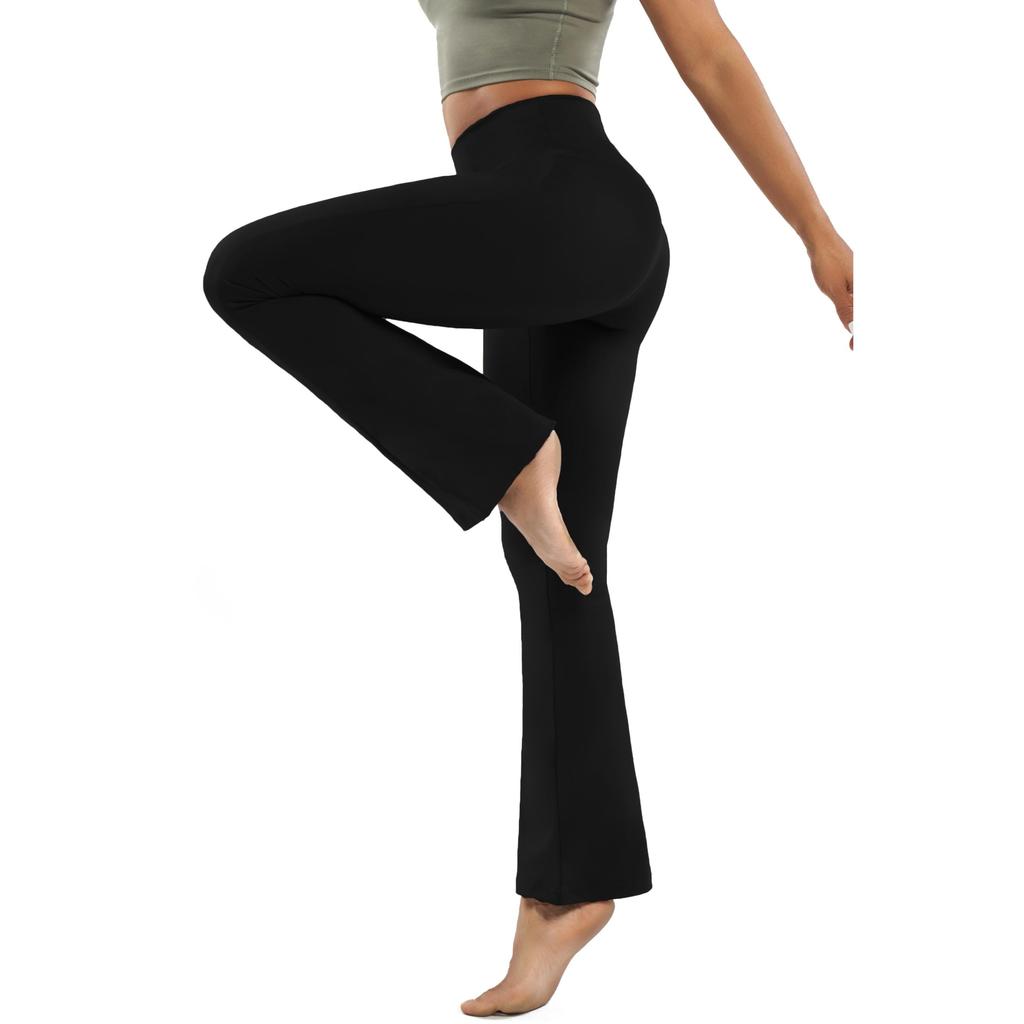 HomyComy Flared Yoga Sports Sports Leggings Women's Pants, High-Waisted Tights,