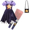 Kinder Lily Lovebraids Cosplay Kostüm für Mädchen Rollenspiel Lily Spielzeit Outfit für Halloween Karneval Party Aufführung Geburtstagsgeschenk