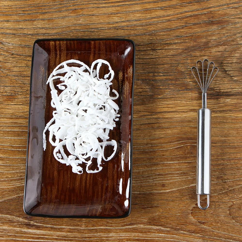 Coconut Shaving Knife Fish Scale Scraper Grater Stainless Steel Meat Scraping Household Kitchen Cleaning Accessory Gadget