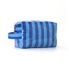 Waterproof Striped Toiletry Bag Large Capacity Pink Travel Cosmetic Storage Bag Simple Portable PVC Makeup Organizer Beach