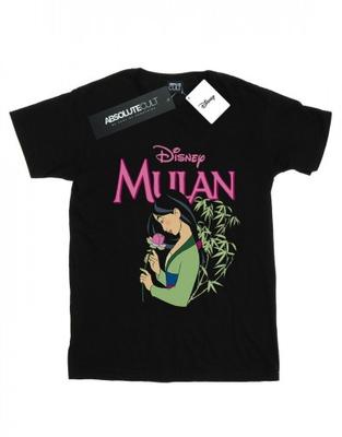 Mädchen Mulan Pinke Magnolie Baumwoll-T-Shirt