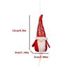 4PC Christmas Decoration Sequin Hat Forest Old Man Pendant Christmas Faceless Doll