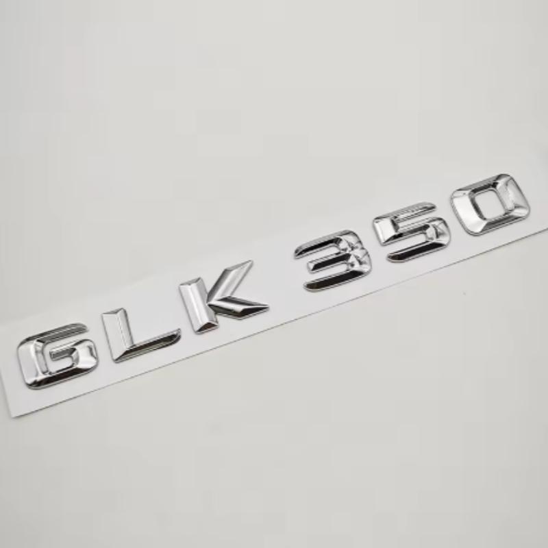 3D ABS Car Letters Logo GLK220 GLK300 GLK350 Badge Rear Trunk Sticker For Mercedes Benz GLK220 GLK300 GLK350 X204 Accessories