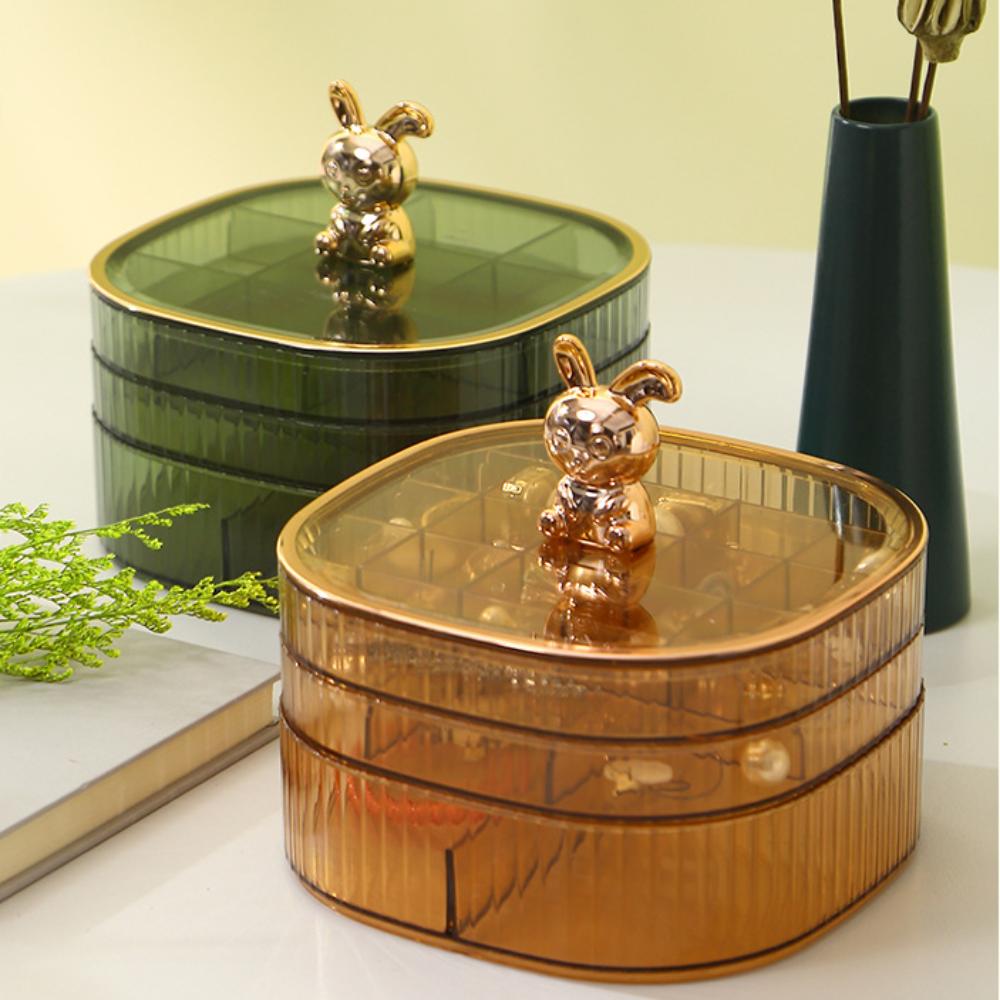 

Прочная подставка для ювелирных изделий, симпатичная 3-слойная коробка для хранения ювелирных изделий, настольная коробка для хранения